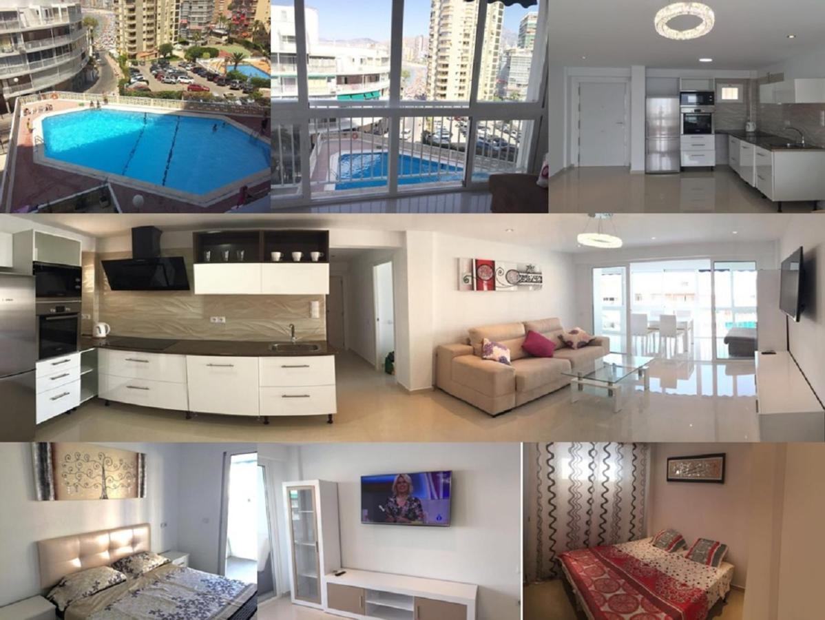 בנידורם Levante Beachfront Luxury Apartment מראה חיצוני תמונה